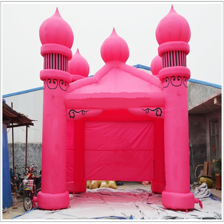 金门粉色帐篷